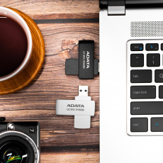 Флеш накопитель USB 3.2 256Gb ADATA UC310 (UC310-256G-RBK, 100MB/s, black)