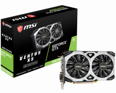 Видеокарта MSI GF GTX1660 6Gb (GTX 1660 SUPER VENTUS XS OCV1, 192bit, GDDR6, HDMI+DVI+DP) RTL