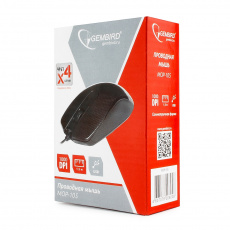 Мышь Gembird MOP-105 (USB, optical, 1000dpi, black)
