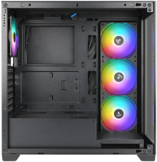 Корпус AZZA Neptune CSAZ-491 (без БП, ATX, USB3.0, 4x ARGB Fan, black)