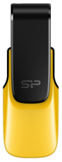Флеш накопитель USB 2.0 32Gb Silicon Power Ultima U31 (SP032GBUF2U31V1Y, black-yellow)