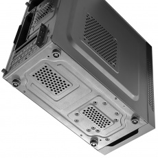 Корпус GINZZU D370 (без БП, mATX, RGB, black)