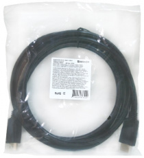 Кабель HDMI (m) - HDMI (m) 5.0m (HDMI-17, ver.1.4, с позолоченными контактами, black) Defender