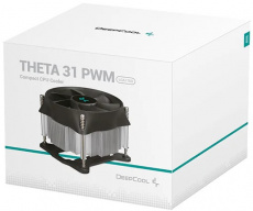 Вентилятор DEEPCOOL THETA 31 PWM 1700 (DP-ICAS-T31P) (1700/1851, 100mm, Al+Cu, Hydro, 500-2400rpm, <30dBa, screw, 4pin, PWM, 95W) RTL