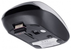 Мышь беспроводная Oklick 355MW (optical, 1000dpi, AA, black-silver)