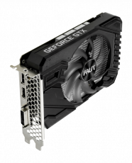 Видеокарта Palit GF GTX1650 STORMX OC 4Gb (128bit, GDDR6, DVI+HDMI+DP) RTL