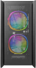Корпус Powercase Alisio Micro Z3B ARGB (CAMZB-A3) (без БП, mATX, USB3.0, 3x ARGB Fan, black)