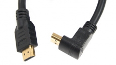 Кабель HDMIm-HDMIm 5.0м (RTA-HC205, ver.1.4, угловой коннектор, black) Rolsen