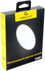 Зарядное устройство Cablexpert MP3A-PC-31 (беспроводное, 1.2A, 10W, кабель micro USB 1m, 100x100x6mm, white)
