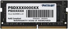 Память SO-DIMM DDR4 8Gb PC21300, 2666MHz, Patriot PSD48G266681S