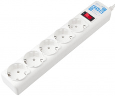 Сетевой фильтр КУБ (Powercube SPG-B-10-WHITE, 5 розеток, 3 метра, 10A, white) RTL