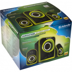 Колонки Defender JamSation S10 (2x2.5W, Subwoofer 5W, black-green)