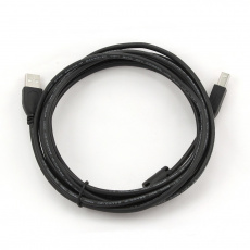 Кабель USB 2.0 Am - Bm 3.0m (CCF-USB2-AMBM-10, медь, ферритовое кольцо, двойное экранирование, black) Cablexpert