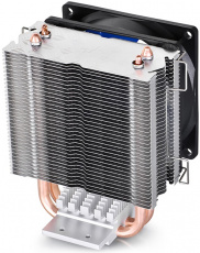 Вентилятор DEEPCOOL ICE EDGE MINI FS v2.0 (1150/1151/1155/1156/1200/1700/1851/AM4/AM5, 80mm, Al, Hydro, 2200rpm, 25dBa, 2 тепловые трубки, DTH, 3pin, 90W) RTL