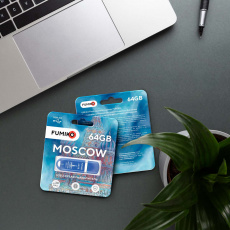 Флеш накопитель USB 2.0 64Gb FUMIKO MOSCOW (FMW-25, 30MB/s, blue)