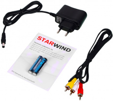 Тюнер для цифрового ТВ внешний / Медиа-проигрыватель Starwind CT-160 (1080p, DVB-T2, DVB-C, HDMI, JPEG, MKV, USB, Time Shift, black)