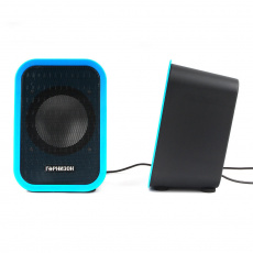 Колонки Гарнизон GSP-110 (2x3W, USB, black-blue)