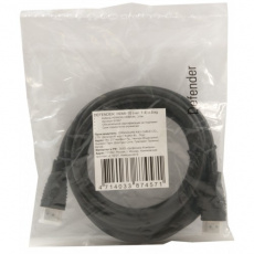 Кабель HDMI (m) - HDMI (m) 3.0m (HDMI-10, ver.1.4, с позолоченными контактами,  black) Defender