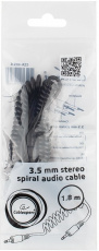 Кабель аудио 3.5mm Jack (m) - 3.5mm Jack (m) 1.8m (CCA-405-6, black) Cablexpert