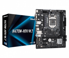 Материнская плата ASRock H470M-HDV/M.2 (s1200, mATX) RTL