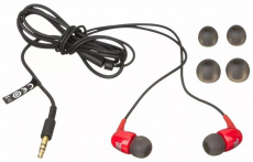 Наушники JBL T100 (затычки, без микрофона, 1m, red)