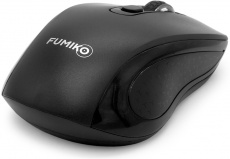 Мышь беспроводная FUMIKO QUICE FMA-14-K (optical, 1600dpi, AA (нет в комплекте), бесшумный клик, black)