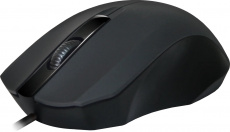 Мышь Defender #1 MM-310 (USB, optical, 1000dpi, подсветка, soft-touch, 1.35m, black)