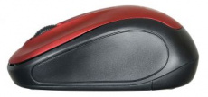 Мышь беспроводная Oklick 665MW (optical, 1000dpi, AA, black-red)