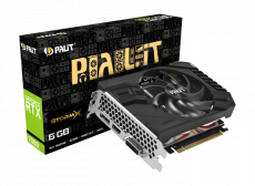 Видеокарта Palit GF RTX2060 STORMX 6Gb (192bit, GDDR6, DVI+HDMI+DP) RTL