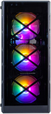 Корпус 1STPLAYER Firebase XP-G (без БП, ATX, USB3.0, rainbow LED Fan, black)