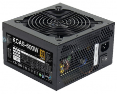 Блок питания AeroCool 600W (KCAS-600W, 80+ Bronze, 120mm, 20+4+4+4pin, 2*PCI-E 6+2pin, 7*SATA, 4*HDD, 1*FDD) RTL