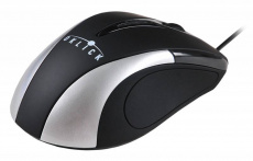 Мышь Oklick 235M (USB, optical, 800dpi, 1.5m, black-silver)