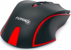 Мышь беспроводная FUMIKO EDGE FMA-09-R (optical, 1600dpi, 2xAAA (нет в комплекте), black-red)