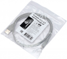 Кабель USB 2.0 Am - mini USB 0.9m (CC-USB2-AM5P-3-N, медь, grey) Cablexpert