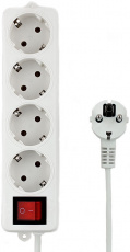 Сетевой удлинитель Гарнизон (ELB-G4-W-3, 4 розетки, 3 метра, 16A, white) OEM