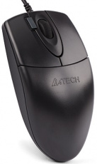 Мышь A4Tech OP-620DS (USB, optical, 1200dpi, бесшумный клик, black)