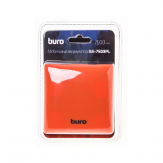 Внешний аккумулятор Buro RA-7500PL-OR (литий-ионный, 7500mAh, выход 2.1A, вход 1.5А, orange)