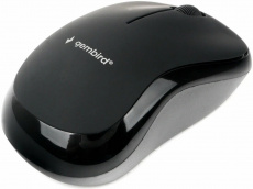 Мышь беспроводная Gembird MUSW-255 (optical, 1000dpi, 2xAAA, soft-touch, black)