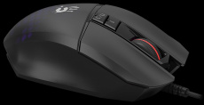 Мышь A4Tech Bloody W65 Max Mini (USB, optical, 12000dpi, игровая, RGB подсветка, программируемая, 1.8m, soft-touch, honeycomb)