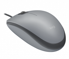 Мышь Logitech M110 Silent (USB, optical, бесшумный клик, 1000dpi, grey)