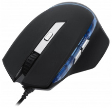 Мышь Oklick 715G (USB, optical, 1600dpi, игровая, 1.5m, black)