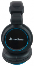 Наушники Mediana HP-DJ285 (полноразмерные закрытые, без микрофона, 2.5m, black-blue)