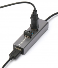 USB 3.1 HUB Gembird UHB-C454 (4 порта, 4x USB3.0, 0.17m, grey)