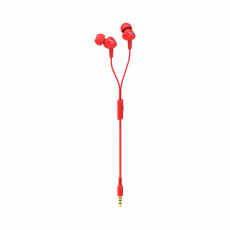 Наушники JBL C100SI (затычки, для мобильных устройств, с микрофоном, 1.2m, red)