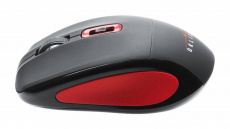 Мышь беспроводная Oklick 425MW (optical, 1600dpi, 2*AA, black-red)