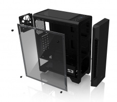 Корпус ZALMAN S3 (без БП, ATX, USB3.0, black)
