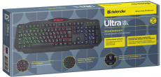 Клавиатура Defender ULTRA HB-330L (USB, подсветка, black)