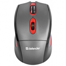 Мышь беспроводная Defender Magnifico MM-515 Nano (IR-лазерная, 3000dpi, 2*AA, black-red)