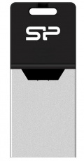 Флеш накопитель USB 2.0 16Gb Silicon Power Mobile X20 OTG (USB/MicroUSB, silver)