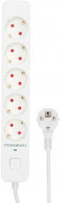 Сетевой фильтр Гарнизон 2.0 (EPS-5-W-2, 5 розеток, 2 метра, 10A, white) OEM